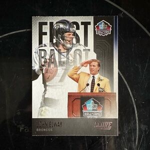 John Elway Hall of Fame Card
